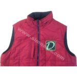 Embroidery Patch Application on Anorak Vest