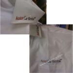 Assist Car Rental Embroidery Application on Shirt