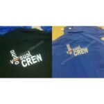 Audio Visual Crew Embroidery Application on Polo Shirt