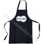 Bigg Chef Embroidery Application on Chef Apron