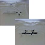 Cheetah Crew Neck T-Shirt Embroidery Application