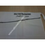 Dalyan Restaurant Chef Apron Embroidery Application