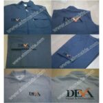 Deva İnşaat Mühendislik Polo Shirt Custom Embroidery Application