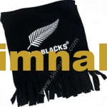 All Blacks Embroidery Application on Polar Scarf