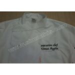 Embroidery Application on Executive Chef Ağcı Apron