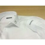 Embroidery Application on Shirt Collar and Cuffs