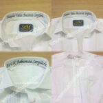 Embroidery Application of Text on Shirt Inner Collar