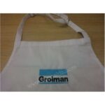 Grolman Embroidery Application on Apron