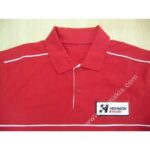 Hexagon Studio Embroidery Patch Application on Polo Shirt