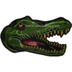 Crocodile Embroidered Patch – 20x34 cm