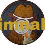 Detective Investigator Secret Embroidered Patch – 8x8 cm