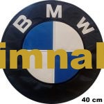 BMW Embroidered Patch – 40x40 cm (Velcro cannot be selected)