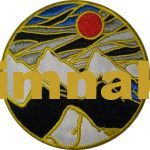 Iceberg, Sky, Sun, and Clouds Embroidered Patch – 8x8 cm