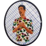 Human Portrait Embroidered Patch – 7.5x9.5 cm