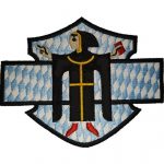 Harley Davidson Embroidered Patch – 9.5x12 cm