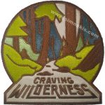 Craving Wilderness Embroidered Patch – 9.5x10 cm