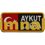 Orman Genel Müdürlüğü (General Directorate of Forestry) Nameplate Embroidered Patch – 4x9 cm