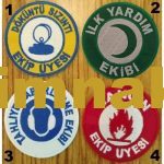 Work Safety Fire Evacuation First Aid Spill Leak Embroidered Patch – 7x7 cm