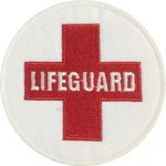 Lifeguard "Cankurtaran" Embroidered Patch – 8x8 cm