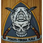 Pekiti Tirsia Kali Embroidered Patch – 9x9 cm