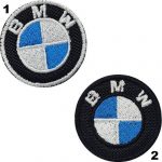 BMW Embroidered Patch – 3x3 cm