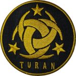 Üç Hilal Turan Name Tag Embroidery Patch 8.5x8.5 cm