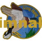 Kung Hong Seagull Bird Embroidery Patch 9x10 cm