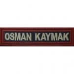 Personnel Name Badge Embroidery Patch 2.5x10 cm