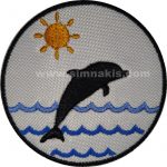 Sea Fish Dolphin Embroidered Patch (6x6 cm)