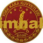 Turkish Land Forces Embroidered Patch (9.5x9.5 cm)