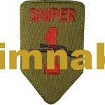 Sniper (Keskin Nişancı) Embroidered Patch (5x8 cm)