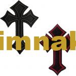 Cross Embroidered Patch (7x10 cm)
