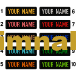 Custom Name Tag Embroidered Patch (2.5x10 cm)