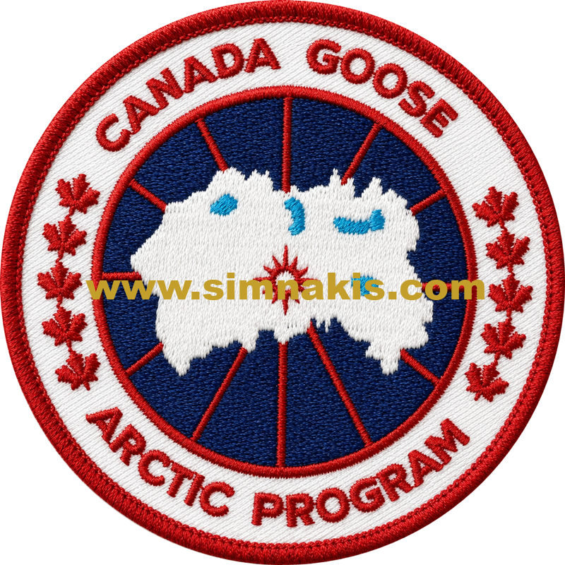 canada Canada Goose Arctic Program Embroidered Patch - 9x9 cm - Görsel 1