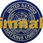 United Nations (UN) Embroidered Patch - 9x9 cm