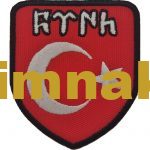Göktürk Flag Embroidered Patch - 6x7 cm