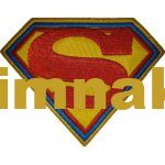Superman Embroidered Patch - 8.5x7 cm