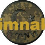 Göktürk Turkish Flag Camouflage Embroidered Patch - 7x7 cm