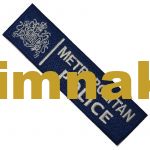 Metropolitan Police Embroidered Patch - 11x3 cm