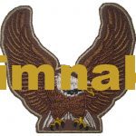 Eagle Embroidery Patch 9x9 cm