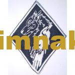 Wolf and Jackal Embroidered Patch 7.5x6.5 cm