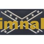 The Confederate Rebel Embroidery Flag Patch