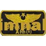 Pilot Personnel Name Tag Embroidered Patch 5×9 cm