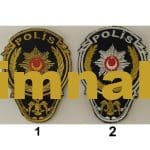 Polis Embroidered Patch 10x7 cm