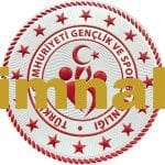 T.R. Ministry of Youth and Sports 7x7 cm