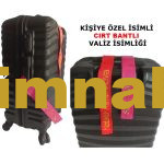 Suitcase, Bag, Luggage, Name Tag Personalized Writing Embroidered 7x40 cm (Velcro Tape Should Be Selected)