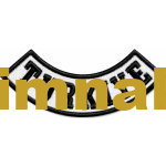 Custom Embroidery Patch with Desired Text - White Fabric, Black Thread, 31.5x7 cm (Velcro Not Available)