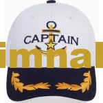 Captain Hat Embroidered Unisex