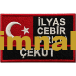 Staff name tag Cekut Embroidery embroidery patch 5.5x9 cm