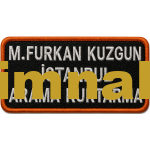 Personnel Name Badge Search and Rescue Embroidery Name Badge 4x9 cm